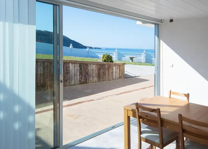 Ag Casa Vilamar En Primera Linea De Playa Razo Vakantiehuis *