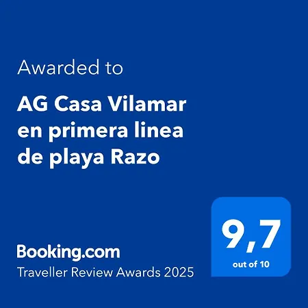 Ag Casa Vilamar En Primera Linea De Playa Razo Razo da Costa