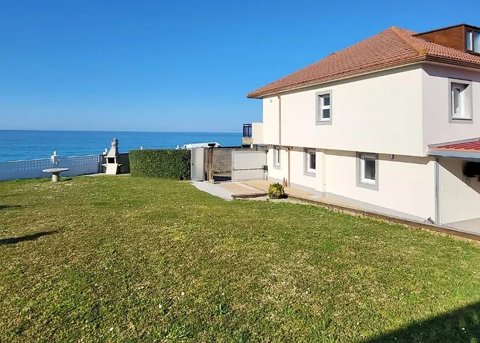 Ag Casa Vilamar En Primera Linea De Playa Razo